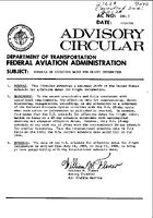 AC 2102 Schedule of Effective Dates for Flight Information