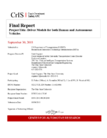 Driver Models for Both Human and Autonomous Vehicles