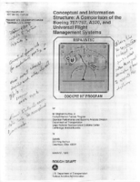 Conceptual and Information Structure A Comparison of the Boeing 757767 A320 and Universal Flight Management Systems