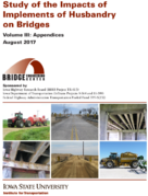 Study of the Impacts of Implements of Husbandry on Bridges Volume III Appendices