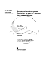 Prototype stop bar system evaluation at John F Kennedy International Airport