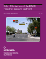 Safety Effectiveness of the HAWK Pedestrian Crossing Treatment