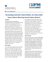 Evaluating Amtraks S2S Are Recorded Injury Rates Showing Actual Injury Rates