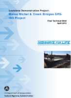 Louisiana Demonstration Project Maree Michel  Creek Bridges GRSIBS Project