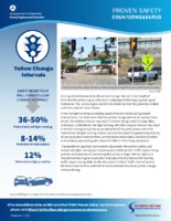 Proven Safety Countermeasures  Yellow Change Intervals