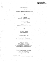 Operating Manual for the Texas Trip Distribution Package