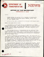 Remarks Prepared for Delivery by US Secretary of Transportation John A Volpe for the Billboard Removal Ceremony with Press Release