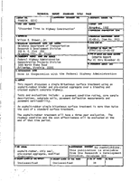 Discarded Tires in Highway Construction