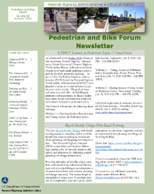 Pedestrian and Bike Forum Newsletter  Volume 80 Summer 2020