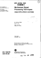Multisensor signal processing techniques hybrid GPS LoranC with RAIM