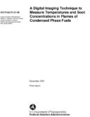 A Digital Imaging Technique to Measure Temperatures and Soot Concentrations in Flames of Condensed Phase Fuels