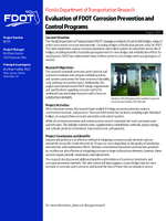 Evaluation of FDOT Corrosion Prevention and Control Programs Summary