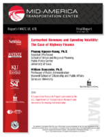 Earmarked Revenues and Spending Volatility The Case of Highway Finance