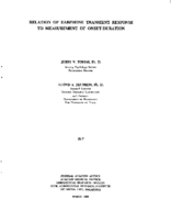 Relation of earphone transient response to measurement of onsetduration