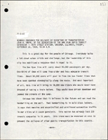 Remarks Prepared for Delivery by Secretary of Transportation John A Volpe at the Dedication of the Dan Ryan Rapid Transit Extension