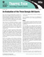 An Evaluation of the Three Georgia DUI Courts Traffic Tech