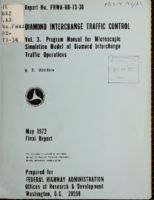 Diamond interchange traffic control
