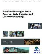 Public bikesharing In North America  early operator and user understanding