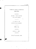 Interstate Commerce Commision Report of the Accident  Investigation Occuring on the PENNSYLVANIA RAILROAD MANOR PA