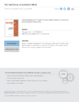 Implementing the Freight Transportation Data Architecture Data Element Dictionary