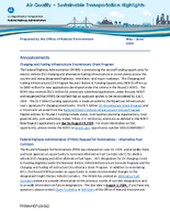 Air Quality  Sustainable Transportation Highlights MayJune 2024