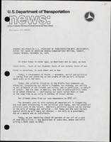 Remarks Delivered by US Secretary of Transportation Neil Goldschmidt before the Union of American Hebrew Congregations Meeting