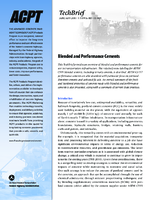 Blended and Performance Cements