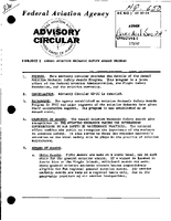 AC 602D Annual Aviation Mechanic Safety Awards Program