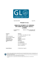 Remaining Strength of Corroded Pipe Under Secondary Biaxial Loading