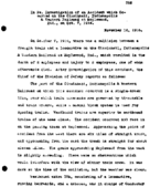 Interstate Commerce Commission Report of the Accident  Investigation Occurring on the CINCINNATI INDIANAPOLIS AND WESTERN RAILROAD MAPLEWOOD IN