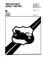 Investigation of Asphalt Additives