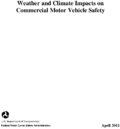 Weather and Climate Impacts on Commercial Motor Vehicle Safety