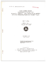 Saint Lawrence Seaway NavigationAid System Study Volume III  Appendix C  Users Manual and Documentation of the Ship Maneuvering Requirements Computer Program