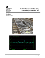 Track profile approximation using railcar body acceleration data