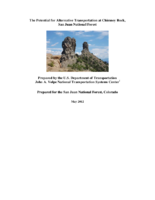 The potential for alternative transportation at Chimney Rock San Juan National Forest
