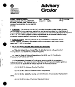 AC 2123A Airworthiness Certification of Civil Aircraft Engines Propellers and Related Products Imported to the United States