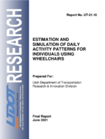 Estimation and Simulation of Daily Activity Patterns for Individuals Using Wheelchairs