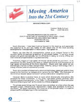 Deputy Secretary of Transportation Elaine Chao Speeches November 1990