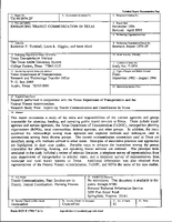 Enhancing Transit Communication in Texas