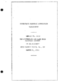 Interstate Commerce Commision Report of the Accident  Investigation Occuring on the PITTSBURGH AND LAKE ERIE RAILROAD MCKEES ROCKS PA