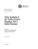Color Analysis in Air Traffic Control Displays Part I Radar Displays