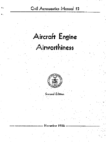 CAM 13 Aircraft Engine Airworthiness 1956