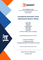 Investigating Statewide Transit Maintenance Needs in Illinois