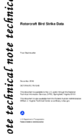 Rotorcraft Bird Strike Data