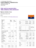 Highway Statistics Series State Statistical Abstracts 2012  Arizona