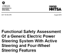 Functional Safety Assessment of a Generic Electric Power Steering System with Active Steering and FourWheel Steering Features DOT HS 812 575