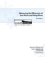 Measuring the Efficiencies of Tow Plows and Wing Plows