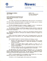 UMTA Announces Participants in Programs Encouraging Transit Innovation