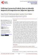 Utilizing Connected Vehicle Data to Identify Impacts of Congestion on Adjacent Agencies