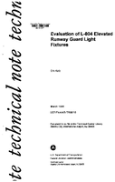Evaluation of L804 Elevated Runway Guard Light Fixtures